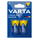 Varta Longlife Power C, alkaliska batterier 2-pack Varta Longlife Power C, alkaliska batterier 2-pack
