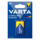 Varta Longlife Power 9V, alkaliskt blockbatteri 1-pack Varta Longlife Power 9V, alkaliskt blockbatteri 1-pack