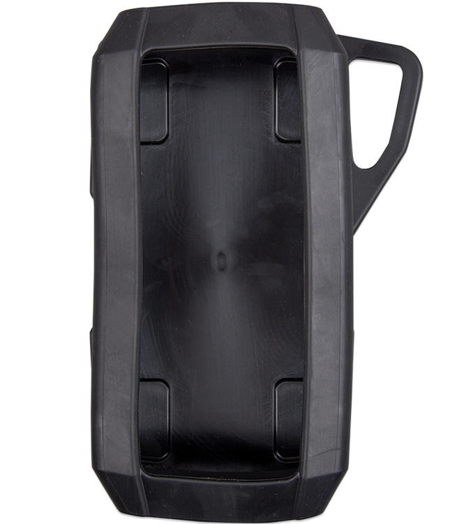 Gummiskydd i svart plast för Victron Blue Smart-enheter.