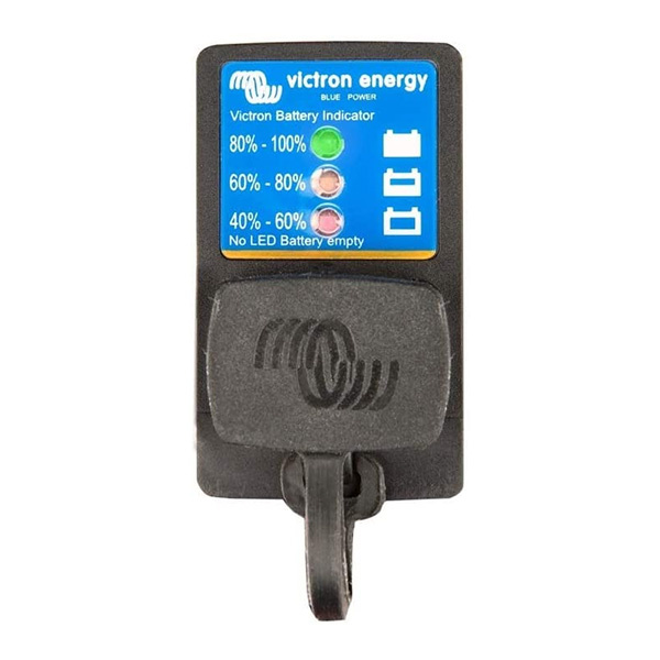 Batteriindikatorpanel med LED-lampor för Victron-batterier. M8 & 30A-säkring.