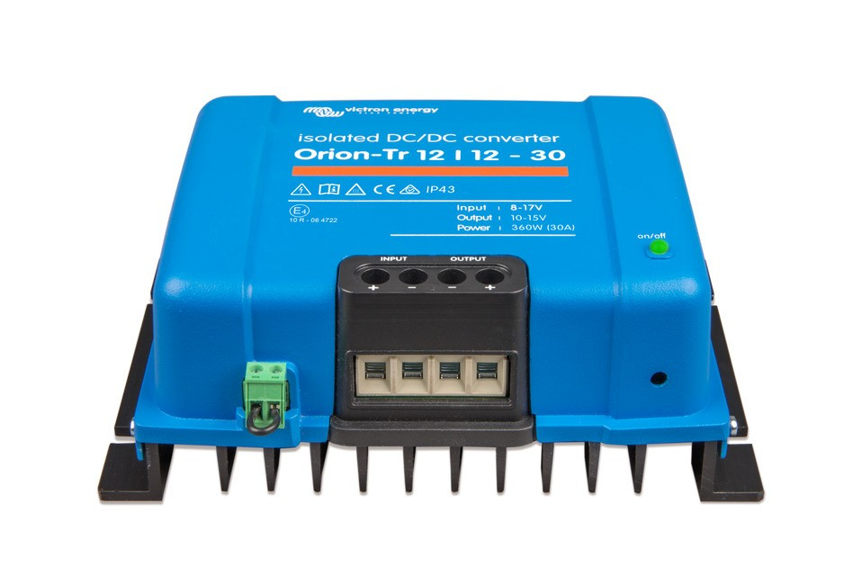 Victron Orion-Tr DC-DC-omvandlare, 12V in 12V ut, isolerad 30A returexemplar