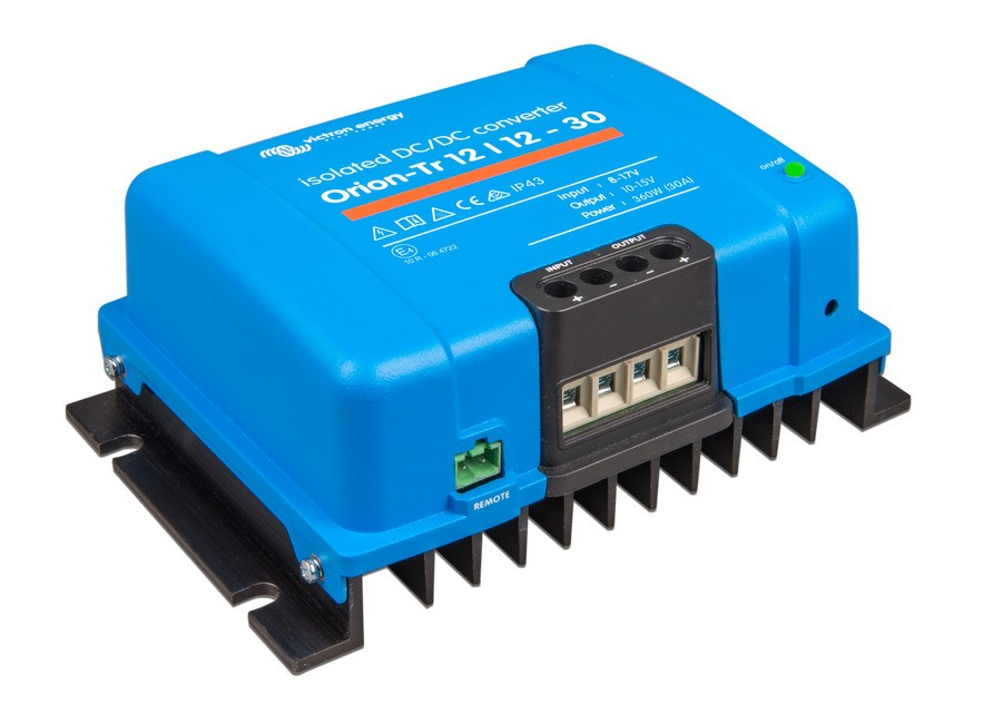 Victron Orion-Tr DC-DC-omvandlare, 12V in 12V ut, isolerad 30A returexemplar