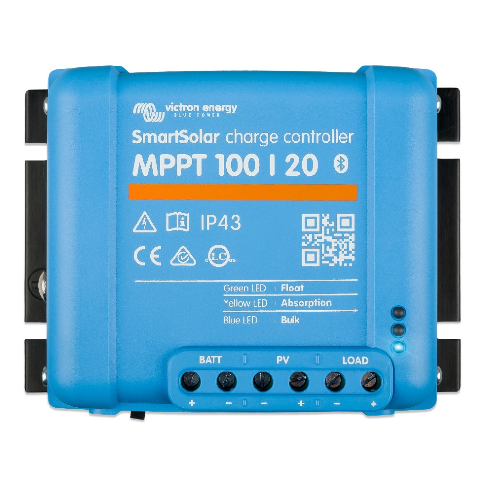 Victron SmartSolar MPPT 100/20-48V, laddningsregulator för solpaneler