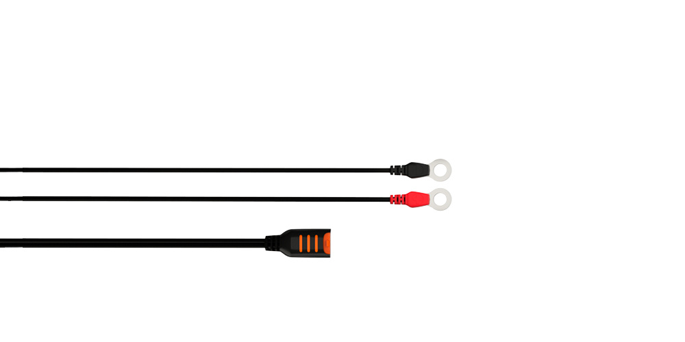 Laddningskablar med ringterminaler för CTEK batteriladdare.