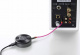 iEAST AudioCast M5, streamingadapter Streamingadapter ansluten till ljudutrustning med kablar.