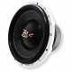 B2 Audio RAGE 15D1 V2, 15 tum baselement Baslementet B2 Audio RAGE 15D1 V2 med svart kon och vit ram.
