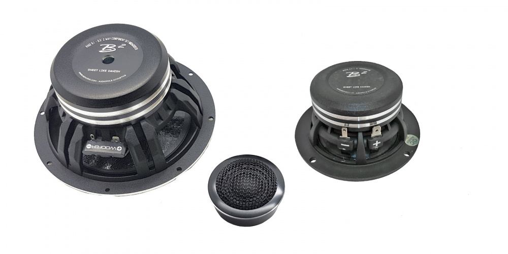 B2 Audio RAGE63 6.5 tum 3-vägs kitsystem