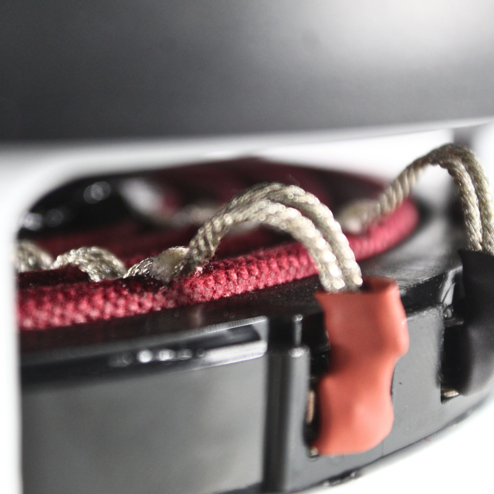 En närbild av ett 6,5\