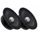 B² audio RAGE8PV3, 8” midbas Två 8-tums midbas högtalare med metallkon och svart ram.