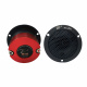B² Audio RAGE ST NEO horndiskant, par Diskanter med röd och svart design, avsedda för ljudsystem.