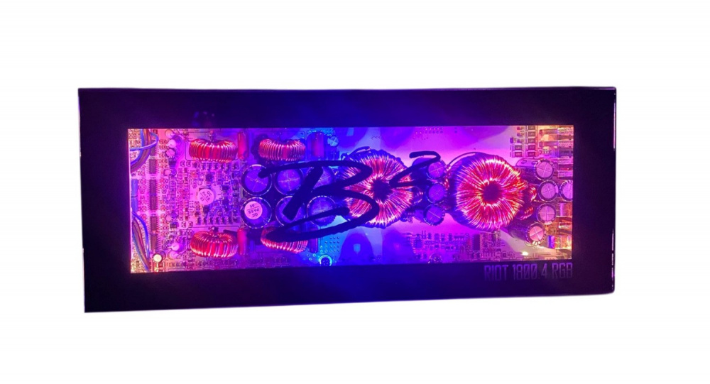 B2 Audio RIOT 2500 RGB, monoblock med RGB-belysning