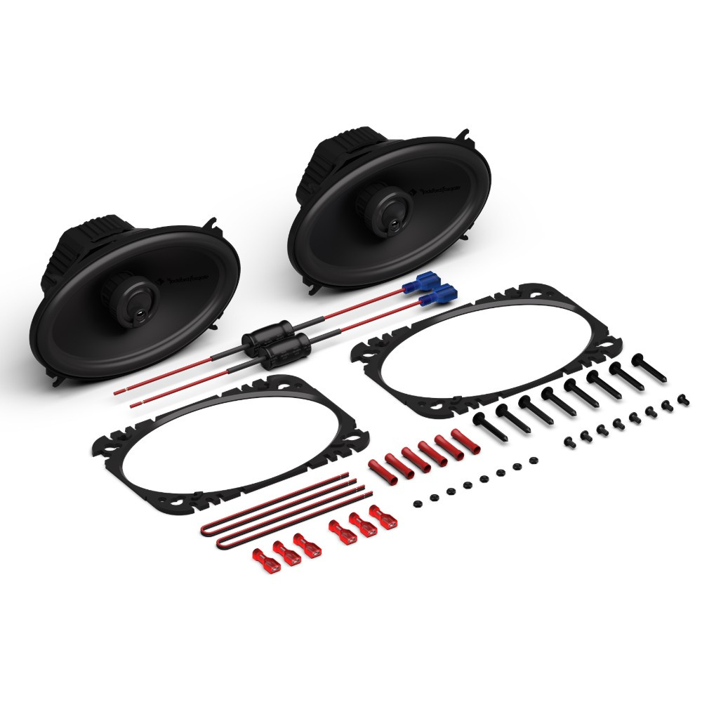 Rockford Fosgate Punch P1V2-46, 4x6 tum 3-vägs koaxialhögtalare, par