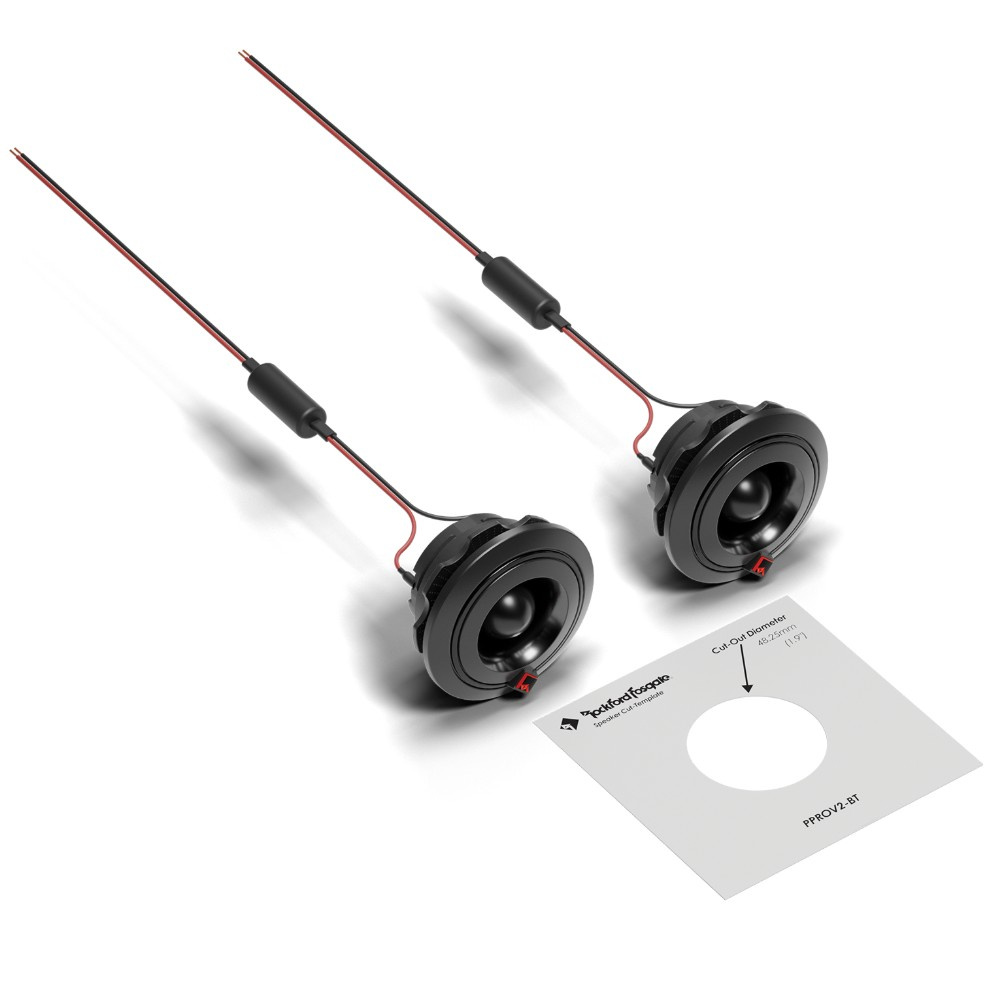 Rockford Fosgate Punch Pro PPROV2-BT, horndiskanter, par