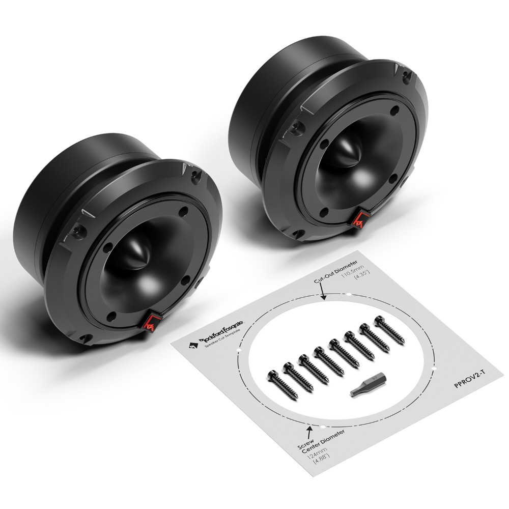 Rockford Fosgate Punch Pro PPROV2-T, 1.5 tum horndiskanter, par