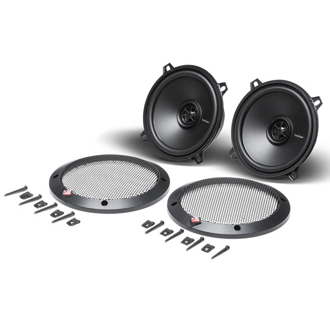 Högtalare, tillbehör och monteringsdelar för Rockford Prime 5.25 tum.