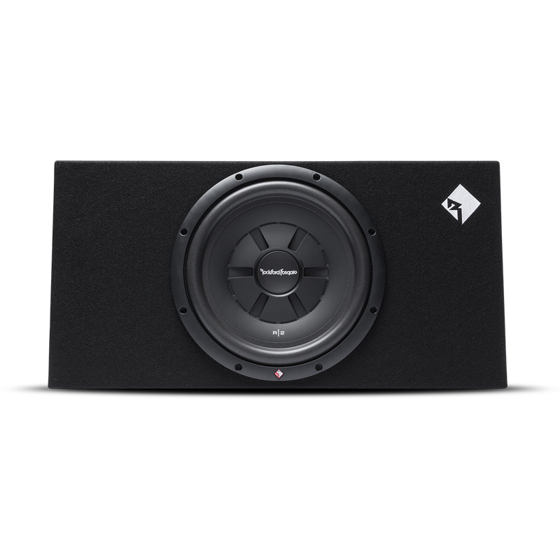 Subwoofer i låda, Rockford Fosgate R2S-1X12, svart finish.