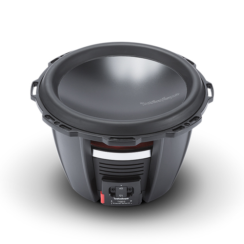 En subwoofer med robust design och kraftfull basåtergivning.