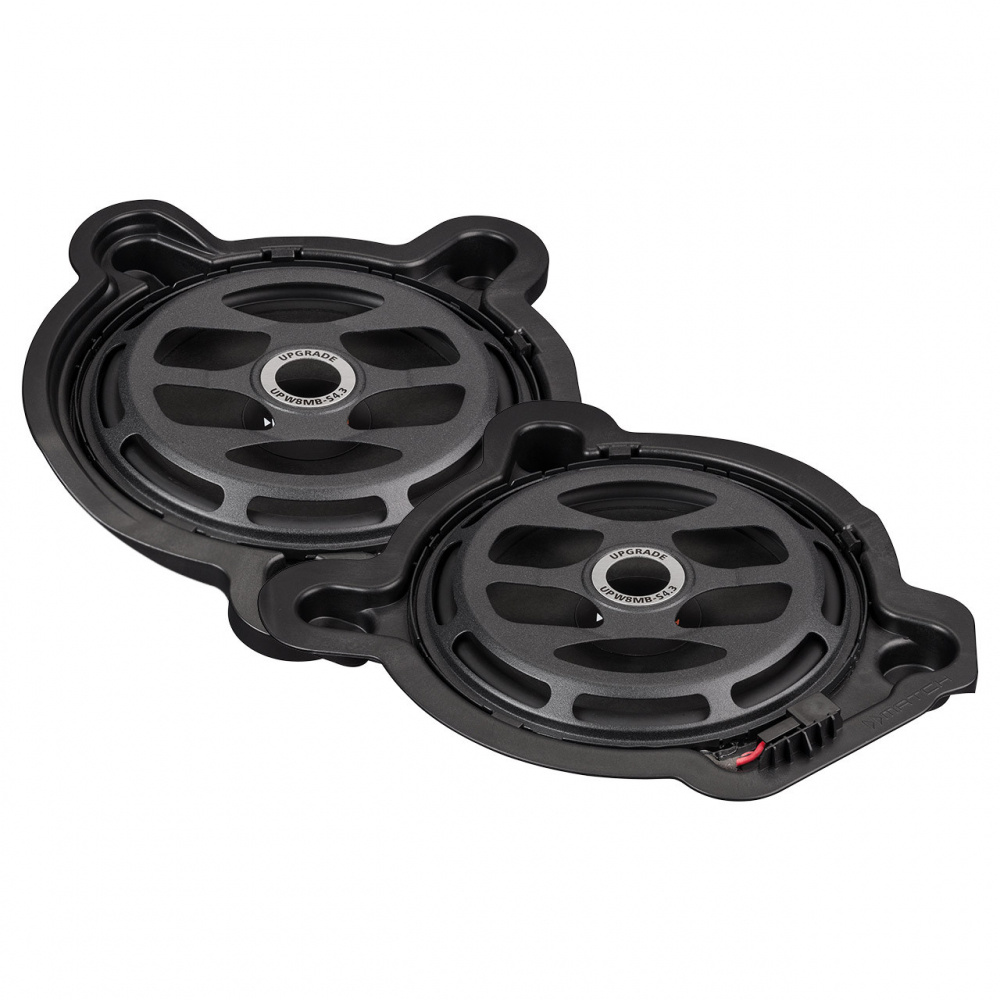 Två svart frontbasar för Mercedes, del av Match UP W8MB-S4.3.