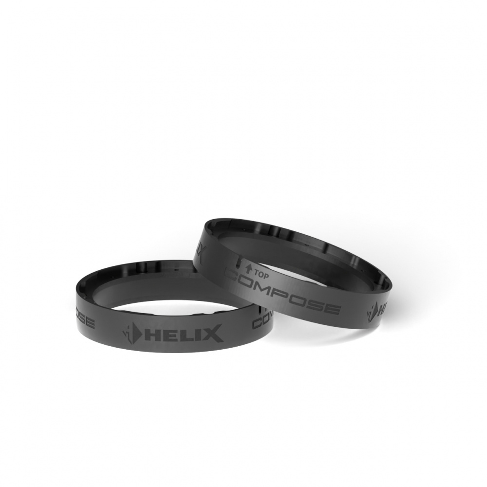 Svarta monteringsringar för Helix Compose CFMK165 VW.1 FlexMount.