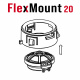 Helix Compose CFMK20 TES.1 FlexMount till Tesla