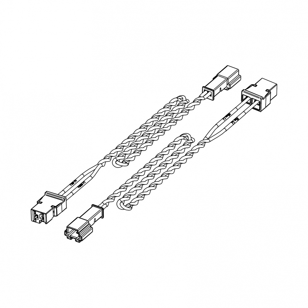 Högtalaradapter för Porsche och Ferrari, med anslutningskablar.