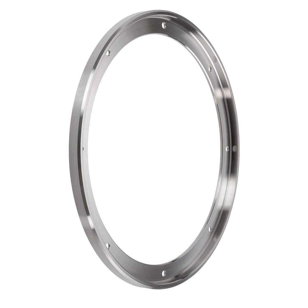 Monteringsring i rostfritt stål för ML10 SUB, rund och slät.