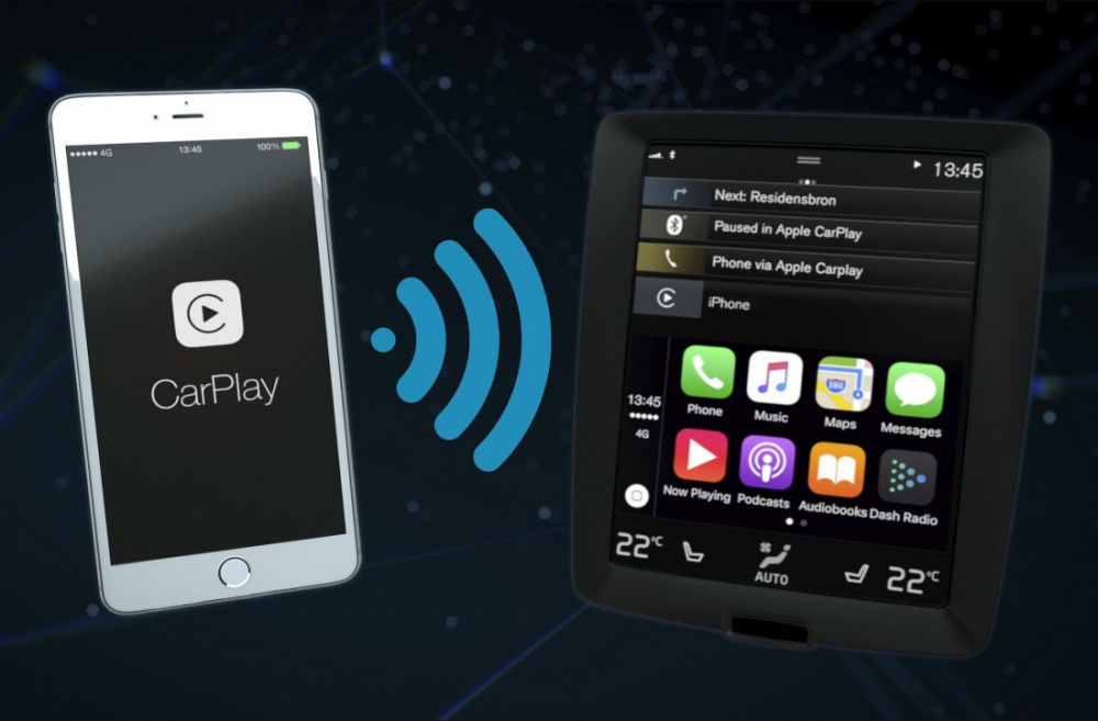 re-STREAM C&A (gen. 5), trådlös Apple CarPlay & Android Auto-adapter