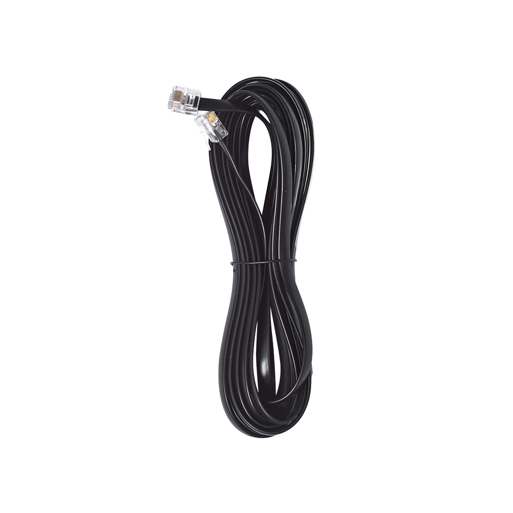 En svart kabel med anslutningar, avsedd för DLS Signature S1 24V.