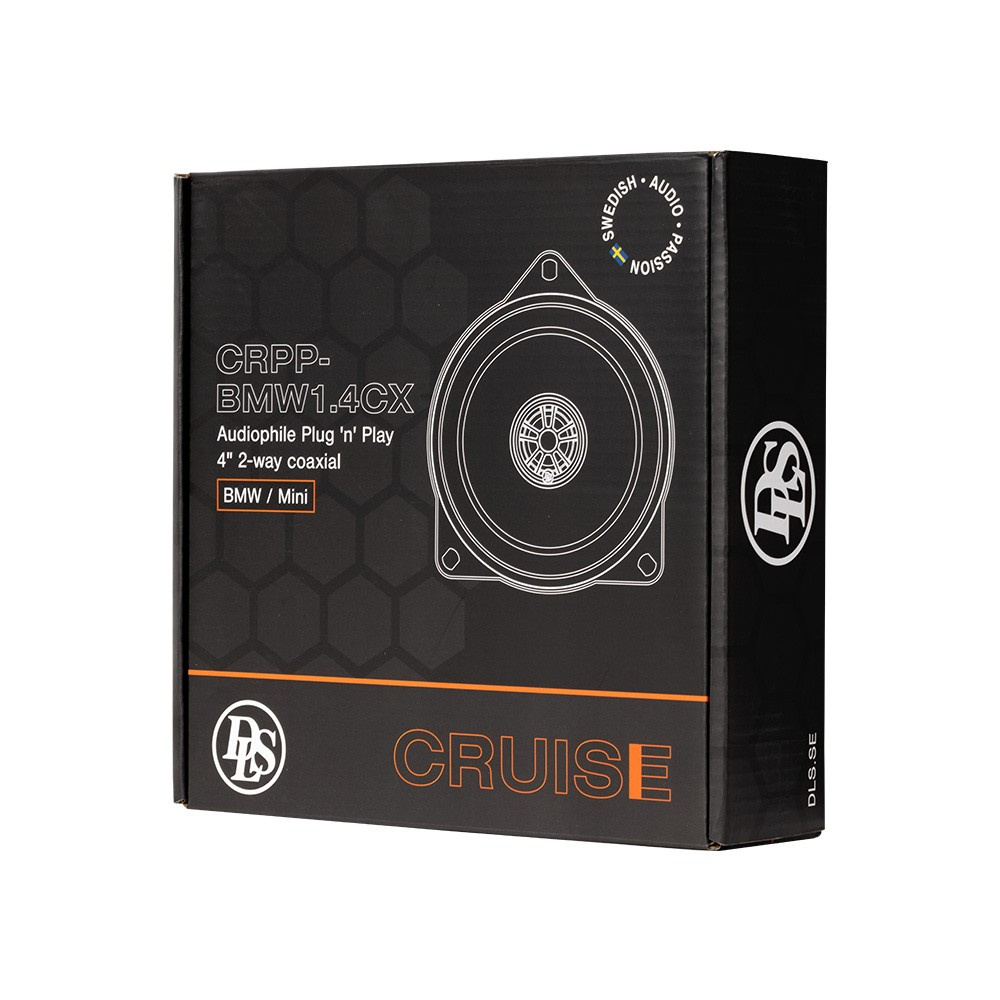 DLS Cruise CRPP-BMW1.4CX, modellanpassad koaxialhögtalare till BMW