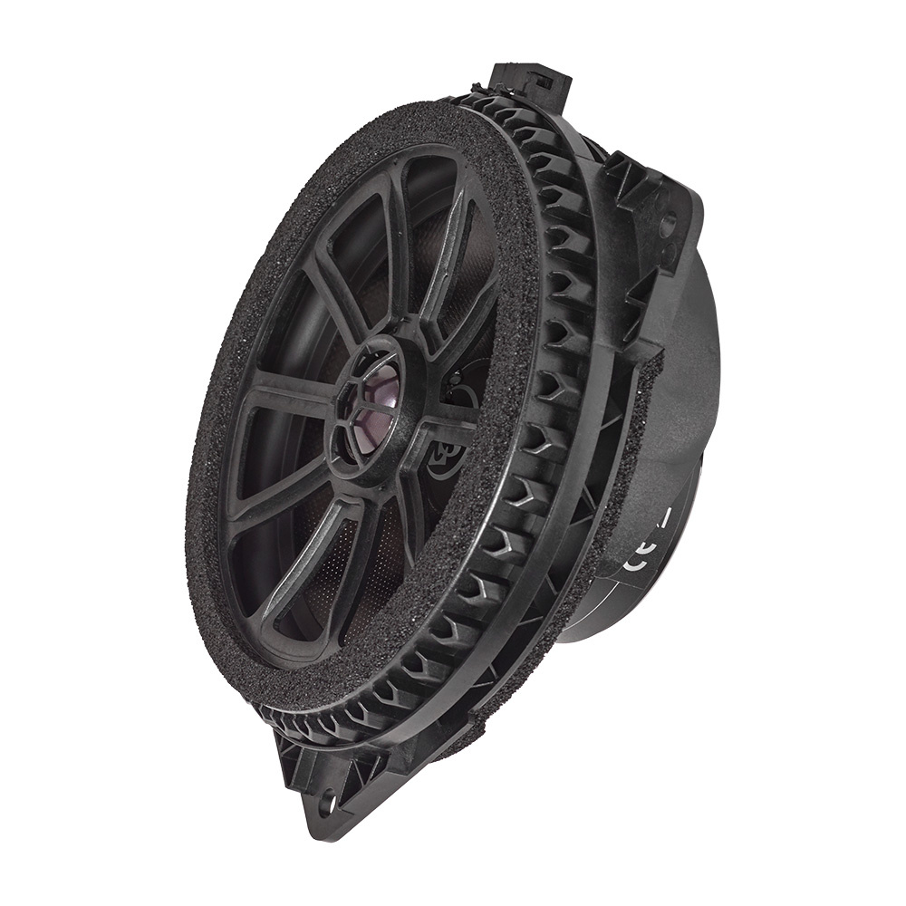 Koaxialhögtalare för Toyota och Lexus, svart med galler och tydlig design.