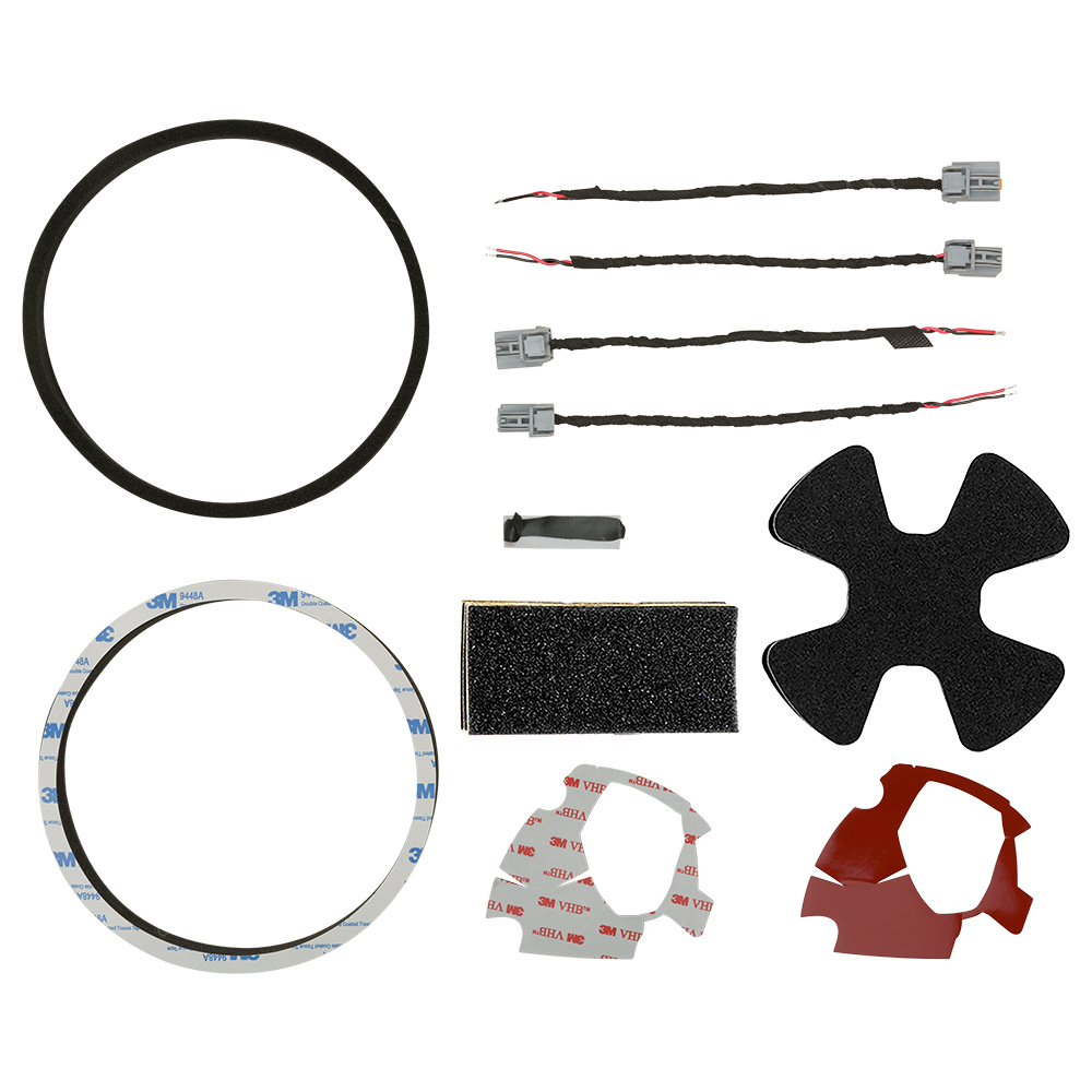 Produktkomponenter för DLS Cruise CRPP-VO1.6, modellanpassat kit till Volvo.