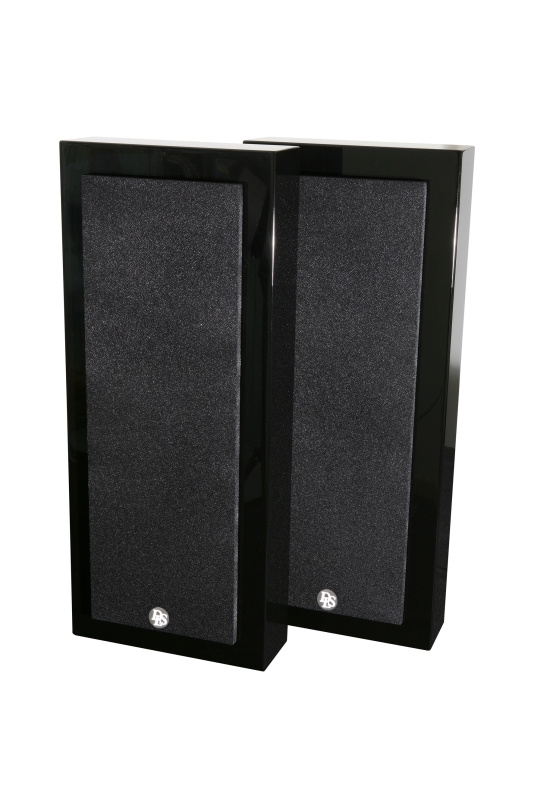 DLS Flatbox large vägghögtalare pianolack v1