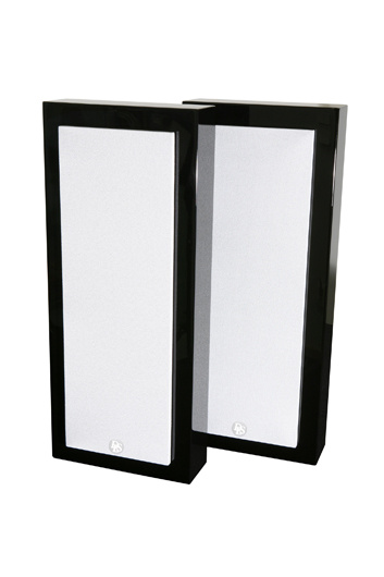 DLS Flatbox large vägghögtalare pianolack v1