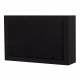 DLS Flatsub 8.2 vägghängningsbar aktiv subwoofer, mattsvart Aktiv vägghängningsbar subwoofer i mattsvart design.