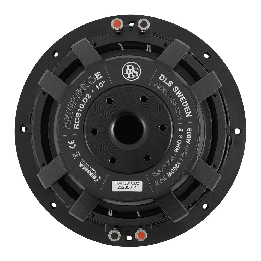 Basdriver med 10 tum diameter, designad för hög ljudkvalitet och prestanda.