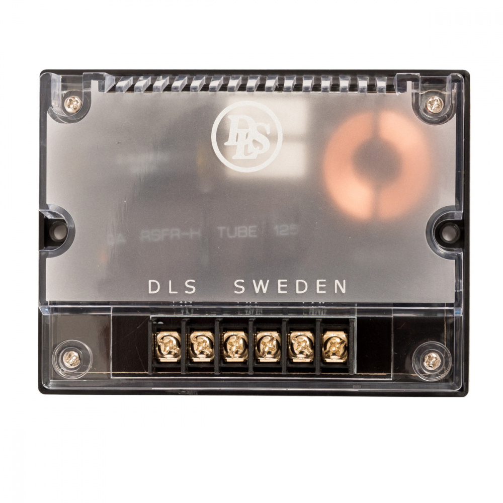 En apparat med kontakter och transparent hölje, DLS Reference RCS6.2i.