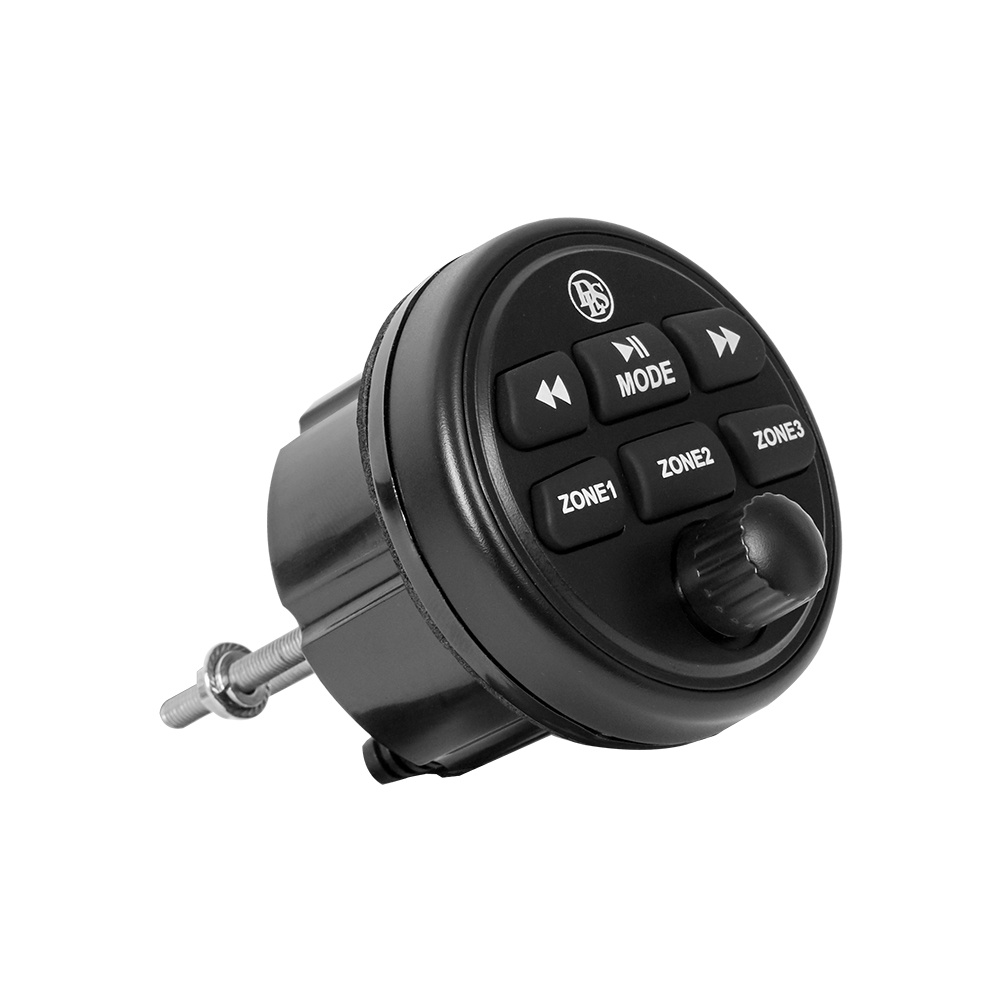 Fjärrkontroll med knappar för zoner och lägen, designad för AMR30D.
