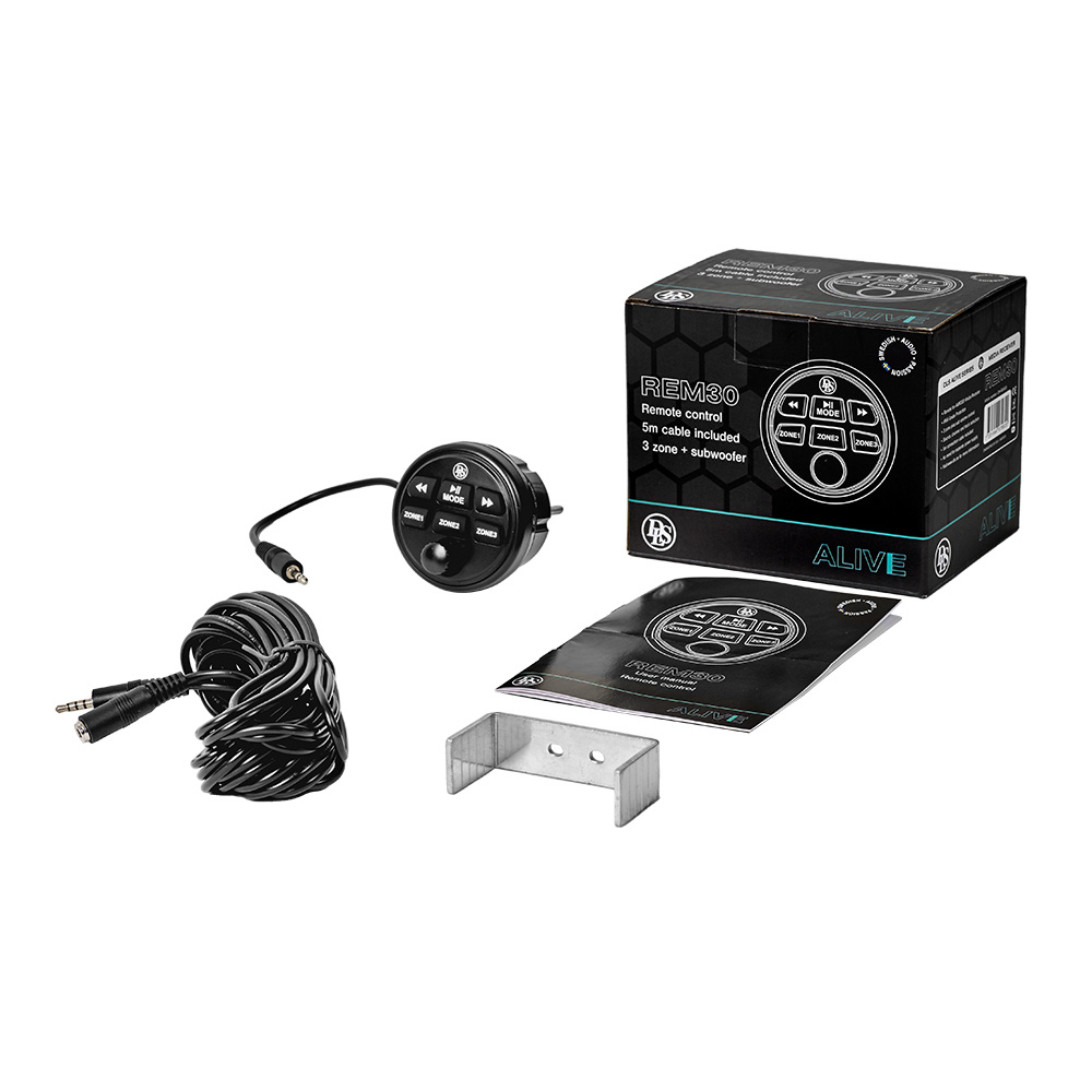 Fjärrkontroll med kablar och monteringskit för DLS AMR30D.