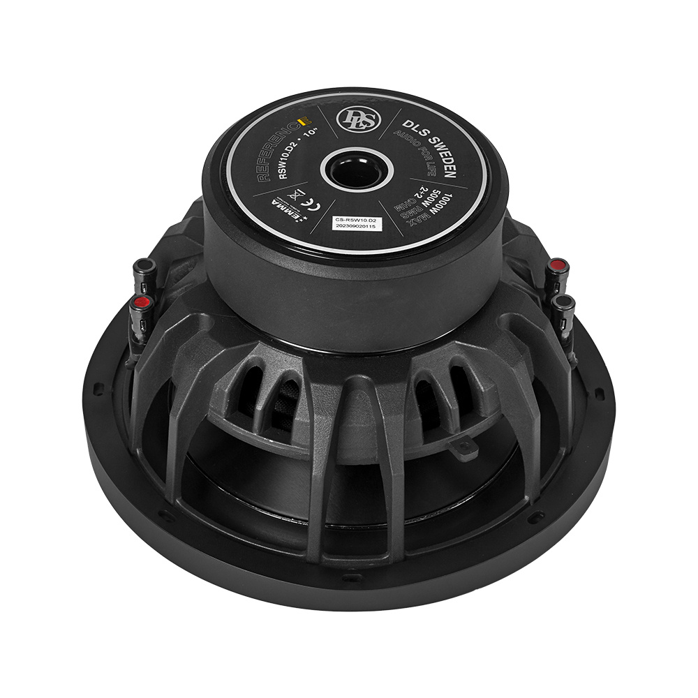 En kraftfull 10-tums bas med robust design och anslutningar.