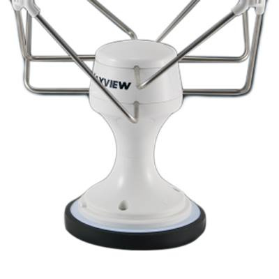 Magnetfäste för antenn med sugekopp och justerbara armar.