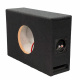 BB BOX 6.5\ En tom baslåda i svart, med en rund öppning och terminaler på sidan.
