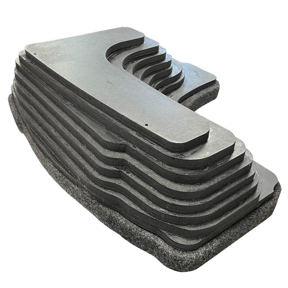 Modellanpassad tom baslåda av skum för Polestar 2.