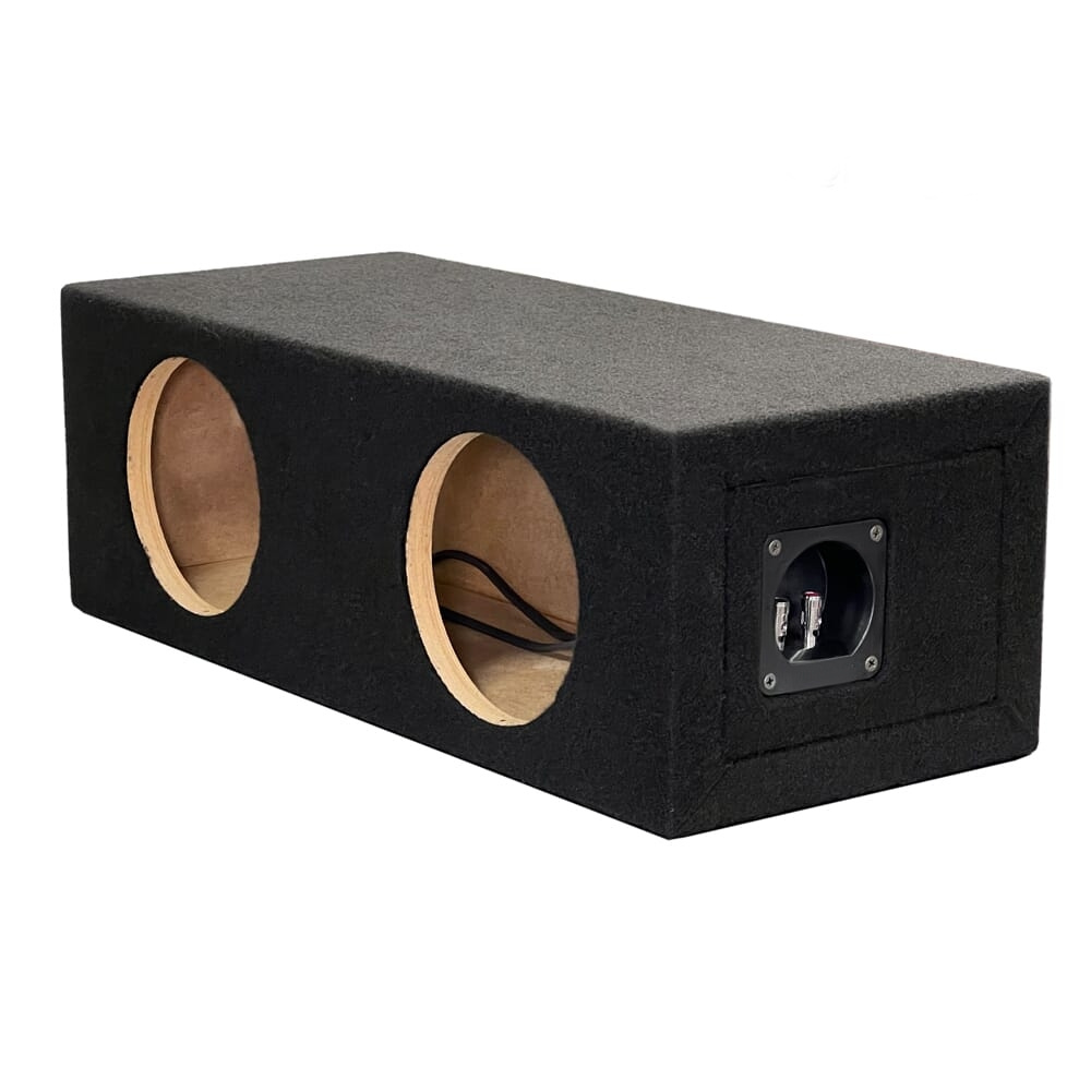 Modellanpassad tom baslåda för Mustang Mach-E i svart tyg.