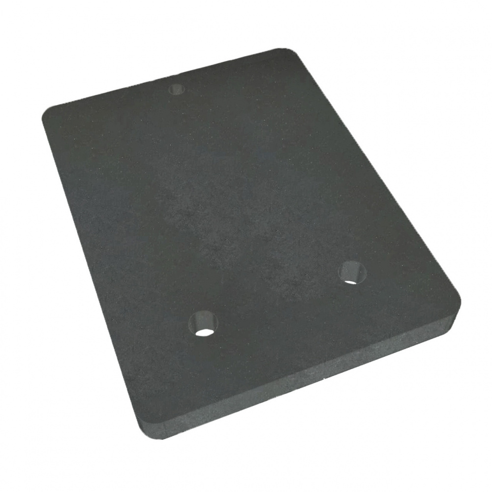 Monteringsplatta i svart för Match M 5.4DSP, för Mercedes Vito W447 2015-2023.