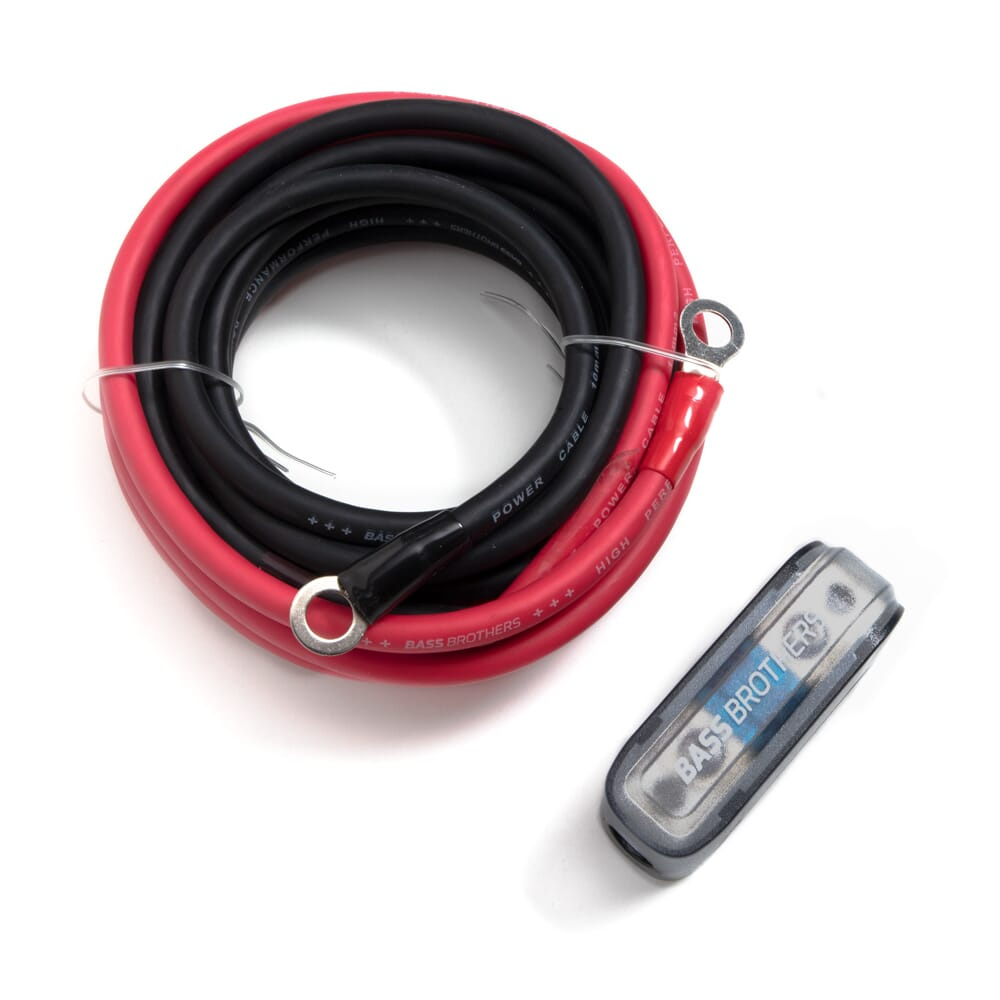 BB 10mm² strömkabelkit, 2.5m+2.5m, returexemplar