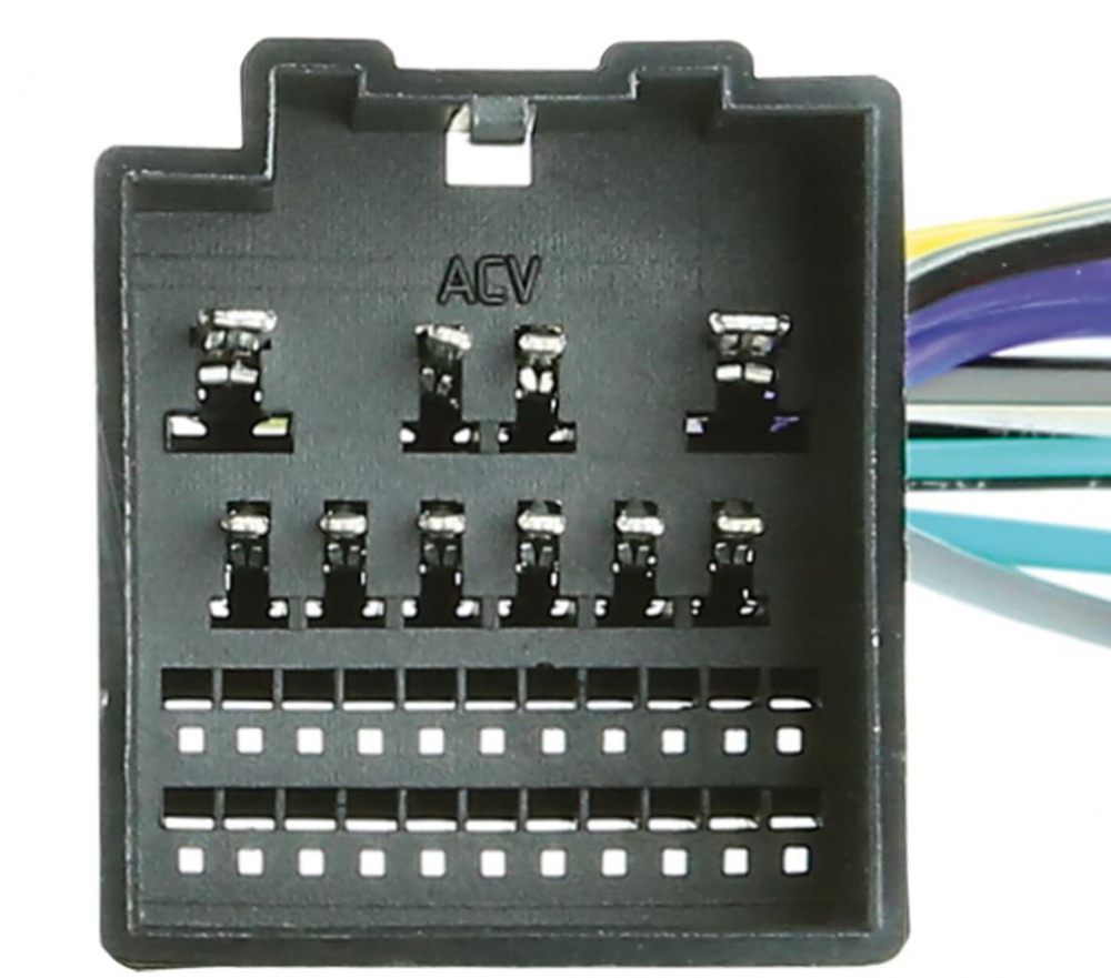 Kablagekontakter för Ford-fordon med 32-pinnars anslutning.