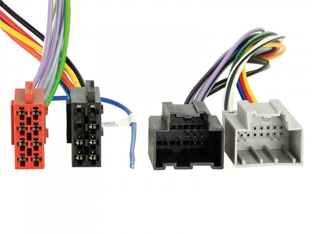 Flera kablage med kontakter för Denso-navigation till Saab 9-5.