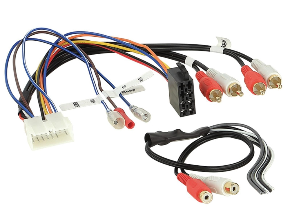 Adapterkablage för Lexus, 14-pin, med ljud- och strömanslutningar.