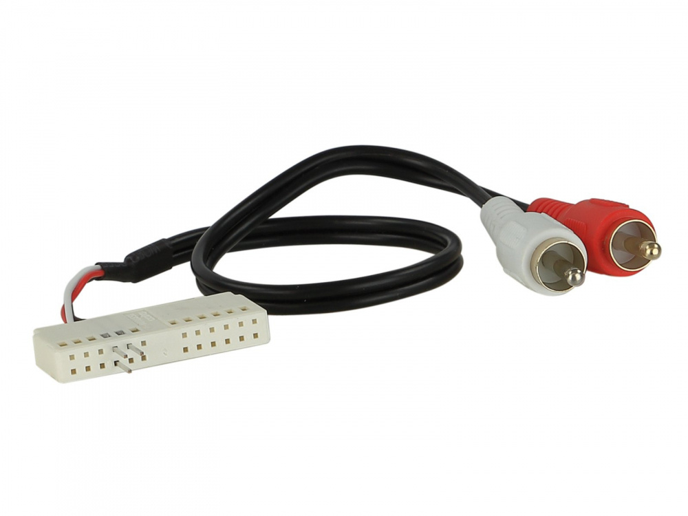 Aktiv systemadapter med RCA-kontakter för VW T5/Touareg.