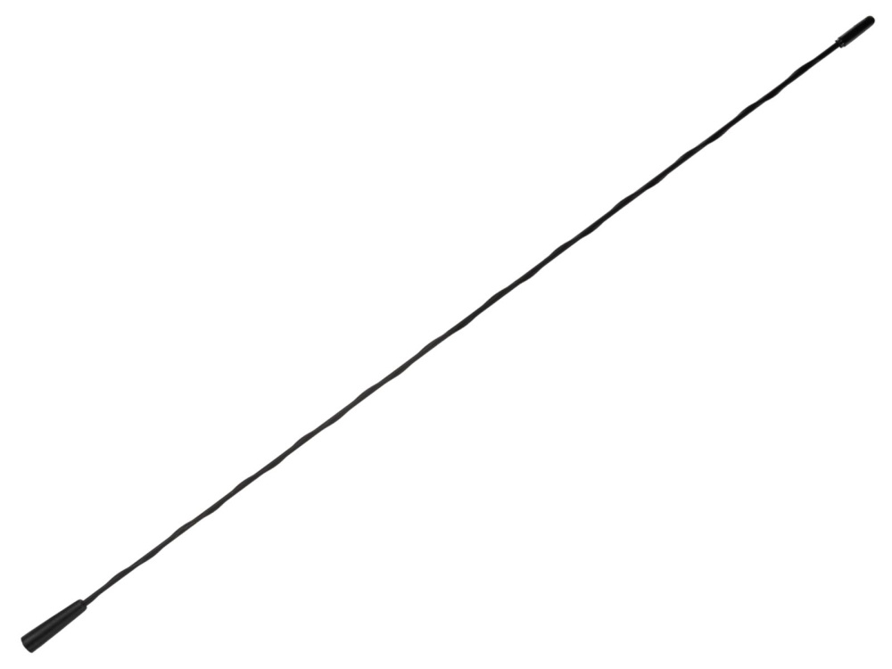 En lång, smal antennstav av glasfiber för AM/FM-radio.